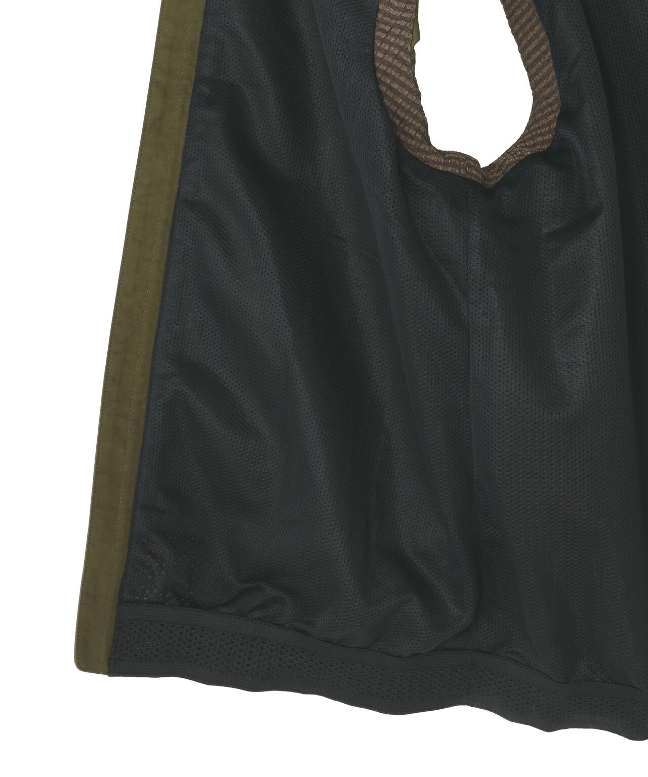 ミアチェックジャガードフルジップスタンドベスト (WOMENS)