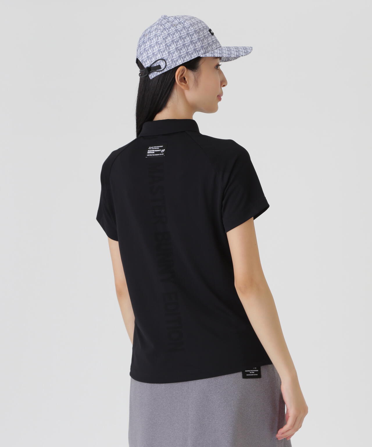 コンピュータージャガード半袖ポロシャツ (WOMENS) | MASTER BUNNY