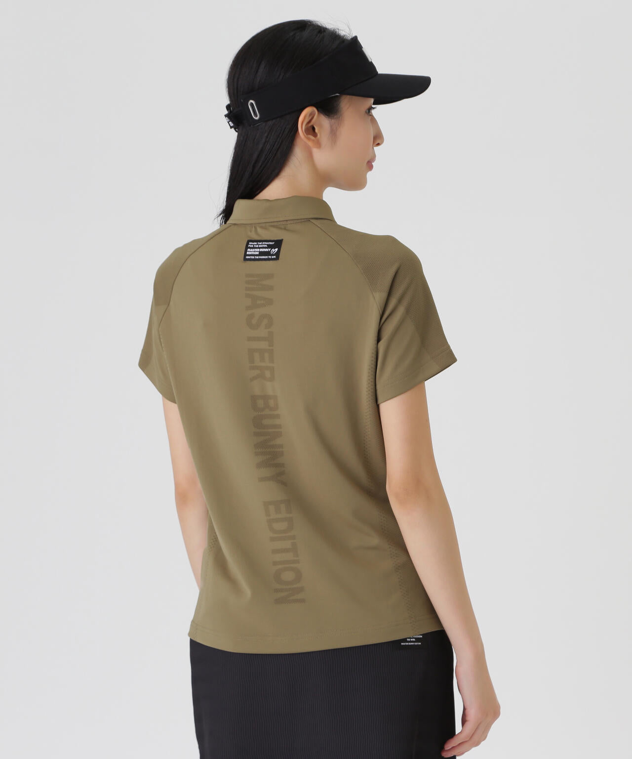 コンピュータージャガード半袖ポロシャツ (WOMENS) | MASTER BUNNY
