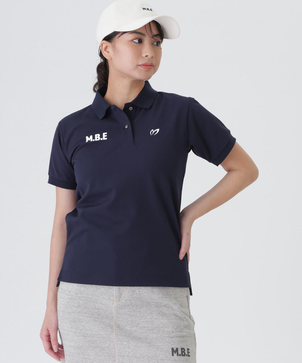 [VINTAGE CASUAL]スワギー半袖ポロシャツ (WOMENS)
