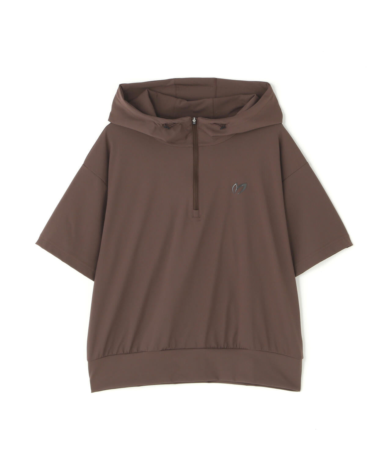 Nyベアムース半袖ハーフジップフーディプルオーバー (WOMENS) | MASTER