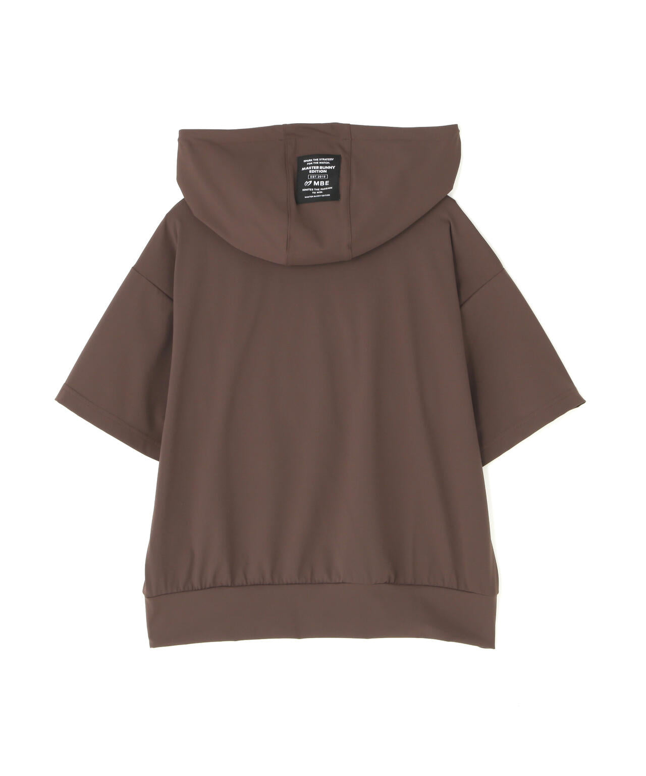 Nyベアムース半袖ハーフジップフーディプルオーバー (WOMENS) | MASTER
