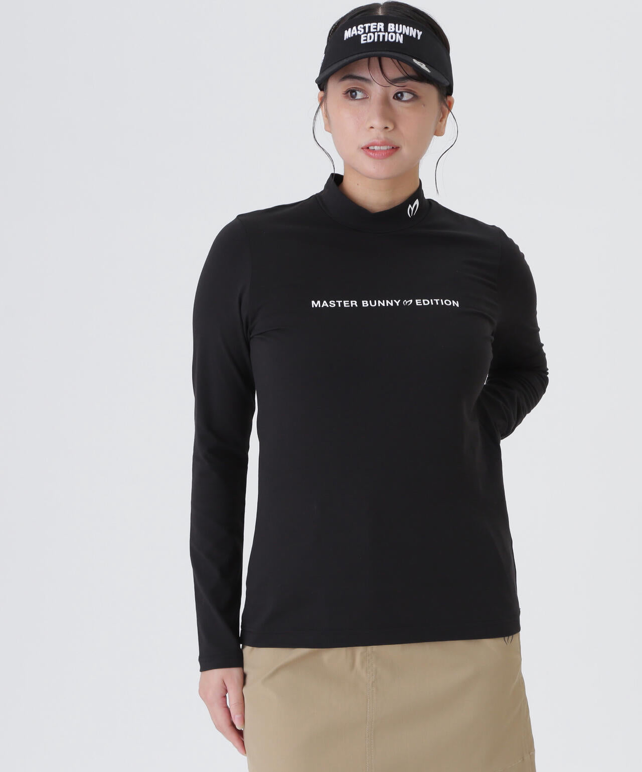 スーピマベア天長袖ハイネックカットソー (WOMENS) | MASTER BUNNY