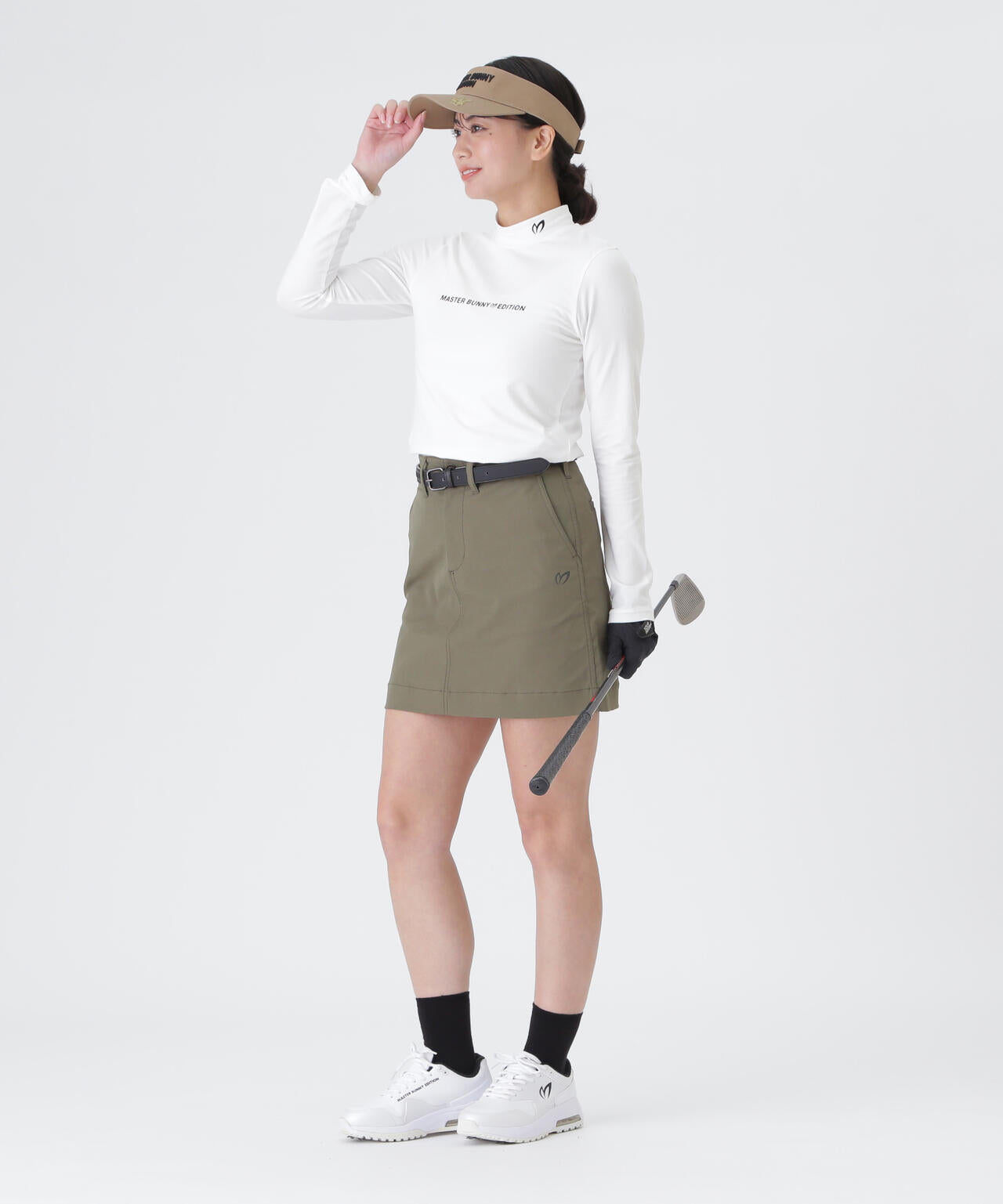 スーピマベア天長袖ハイネックカットソー (WOMENS) | MASTER BUNNY