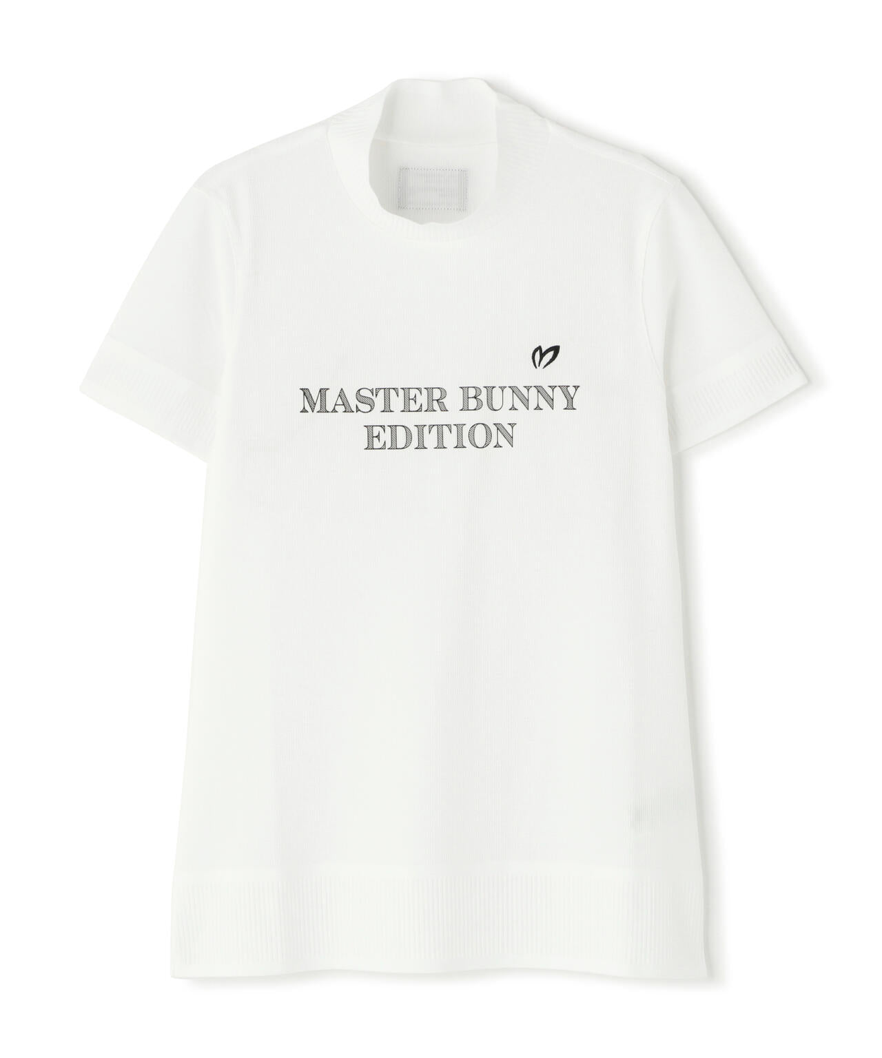 リブスタート半袖ハイネックカットソー | MASTER BUNNY EDITION