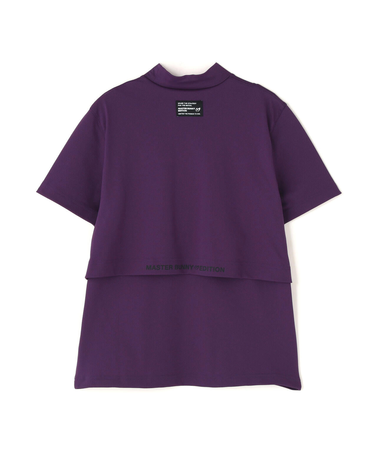 トリコットメッシュ半袖ハイネックカットソー (WOMENS) | MASTER BUNNY