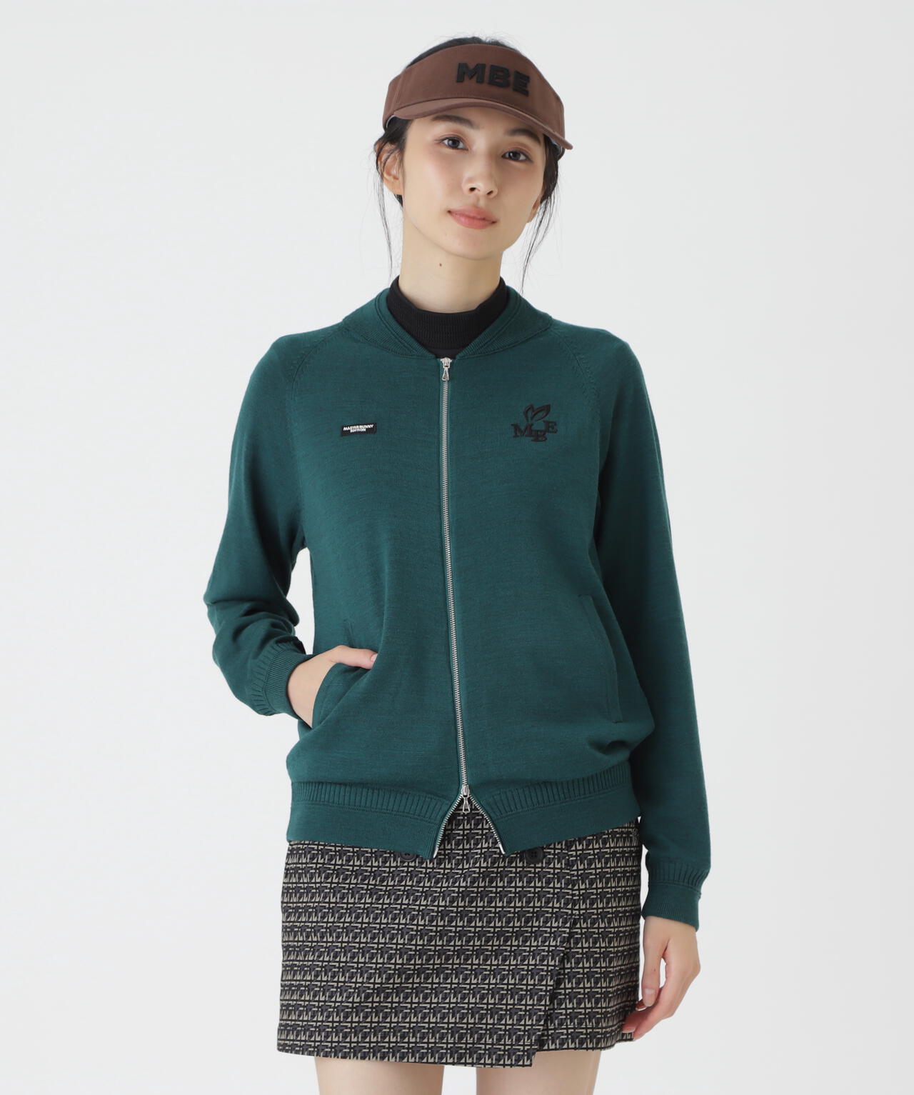 ウールコアスパンニットブルゾン (WOMENS) | MASTER BUNNY EDITION