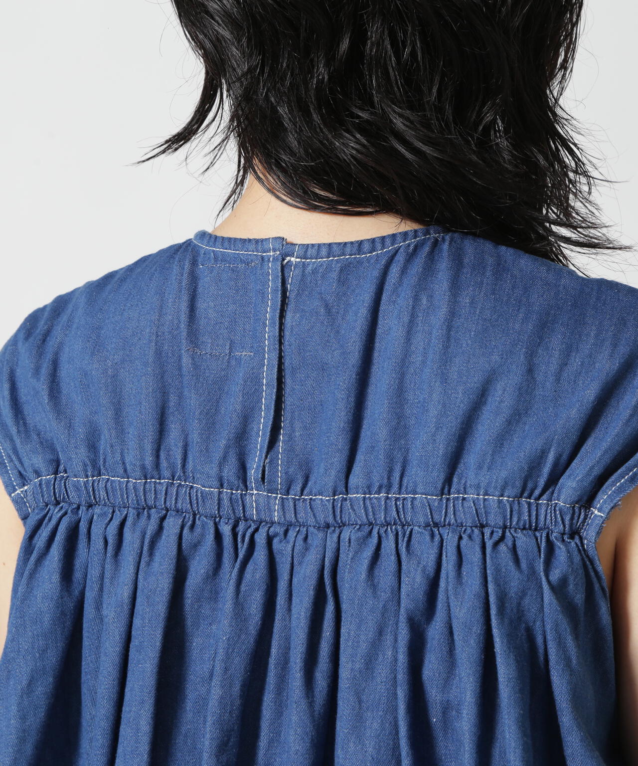 RHODOLIRION/ロドリリオン　FRILL TOPS DENIM