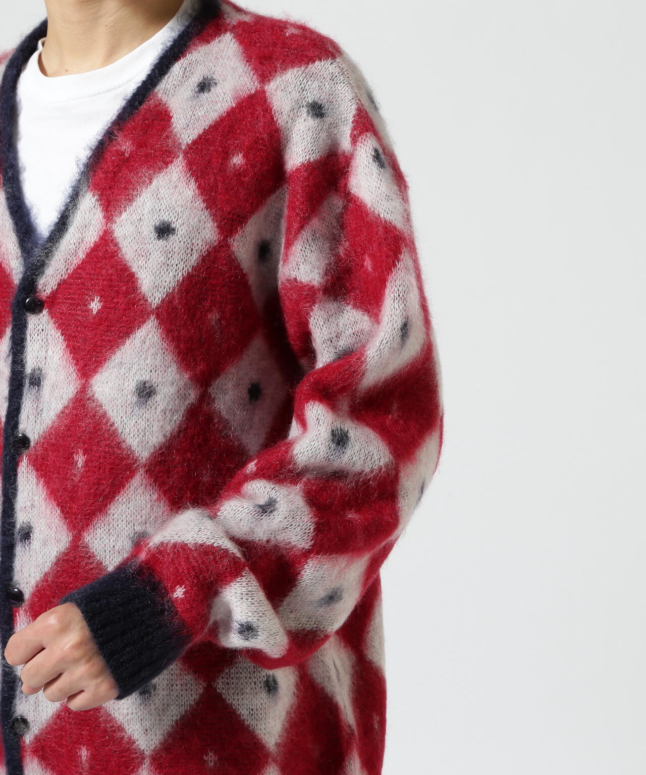 ニードルスカーディガン Zipped Mohair Cardigan - Solid | NEEDLES(ニードルズ