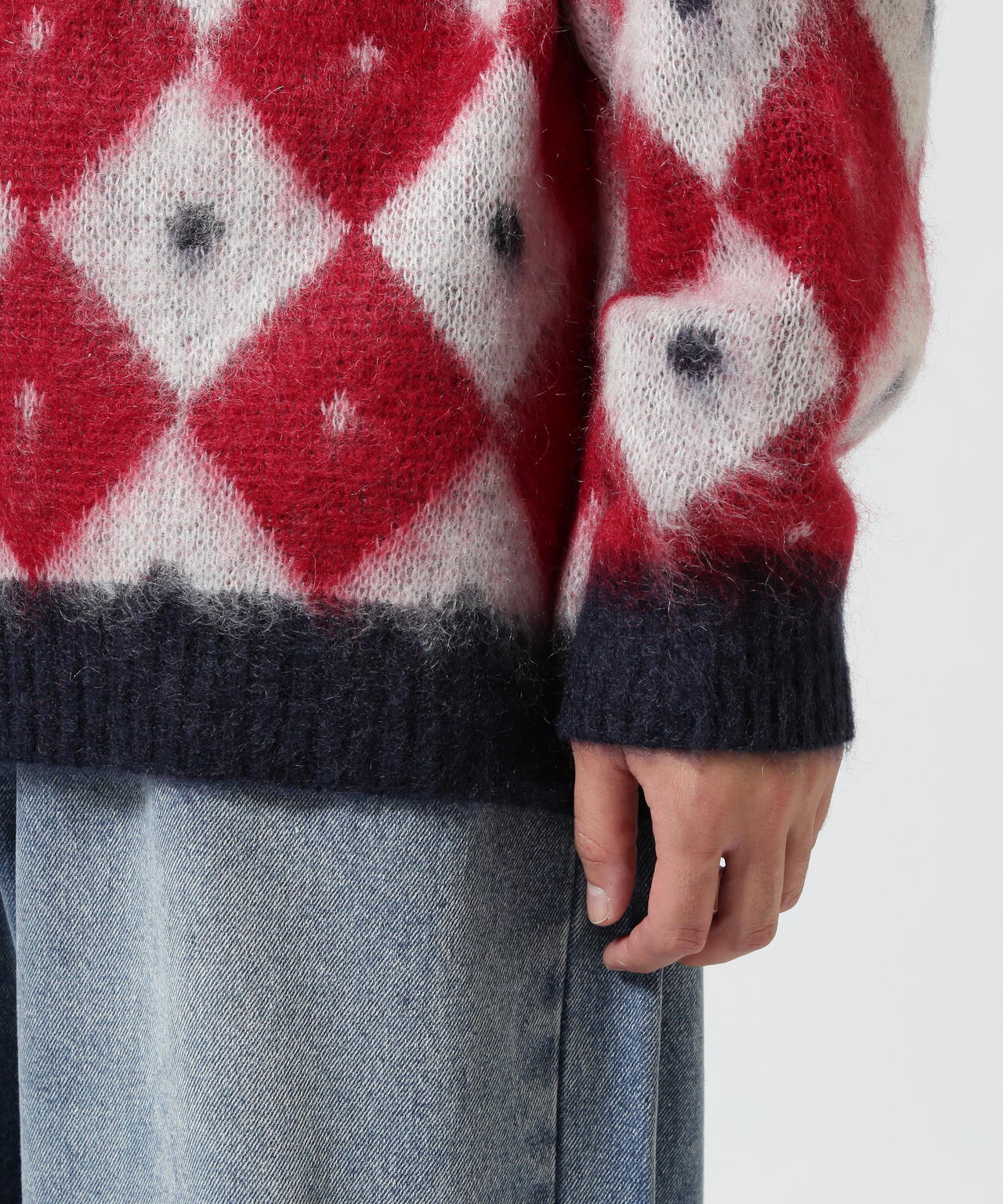 Needles/ニードルズ Mohair Cardigan - Diamond | BEAVER