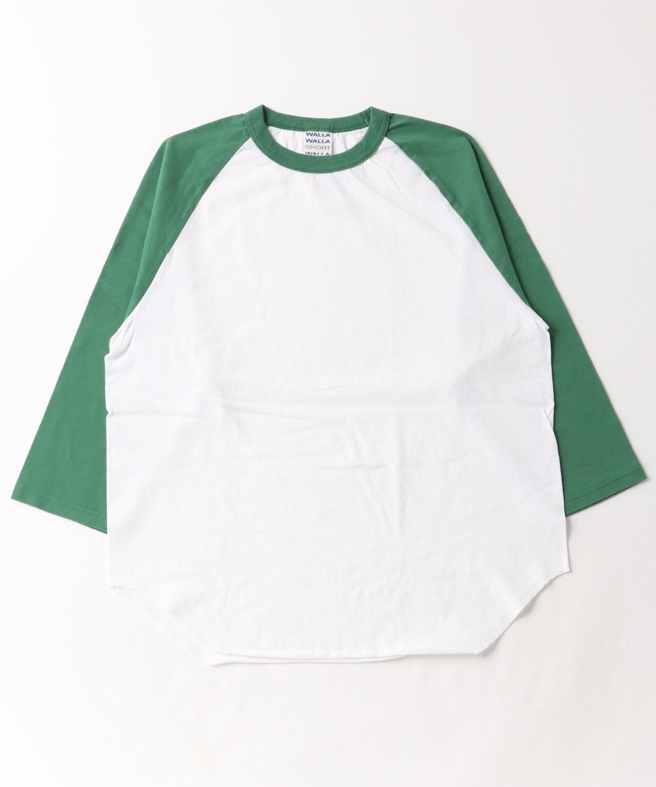 WALLA WALLA SPORT/ワラワラスポーツ　3/4 baseball Tee 2tone　ラグランスリーブティー