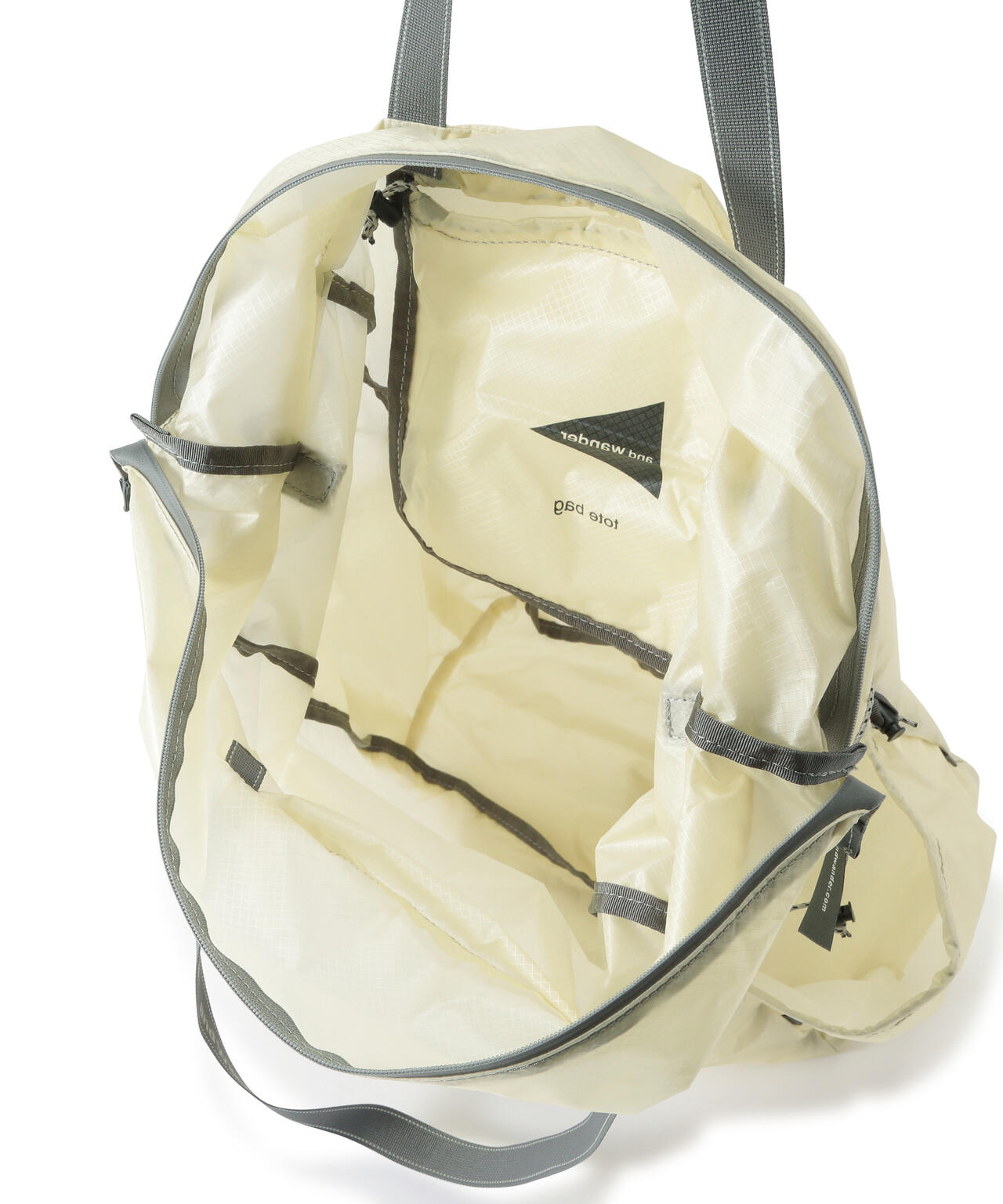 and wander/アンドワンダー　sil tote bag　シルトートバッグ and wander/アンドワンダー sil tote bag シルトートバッグ | BEAVER