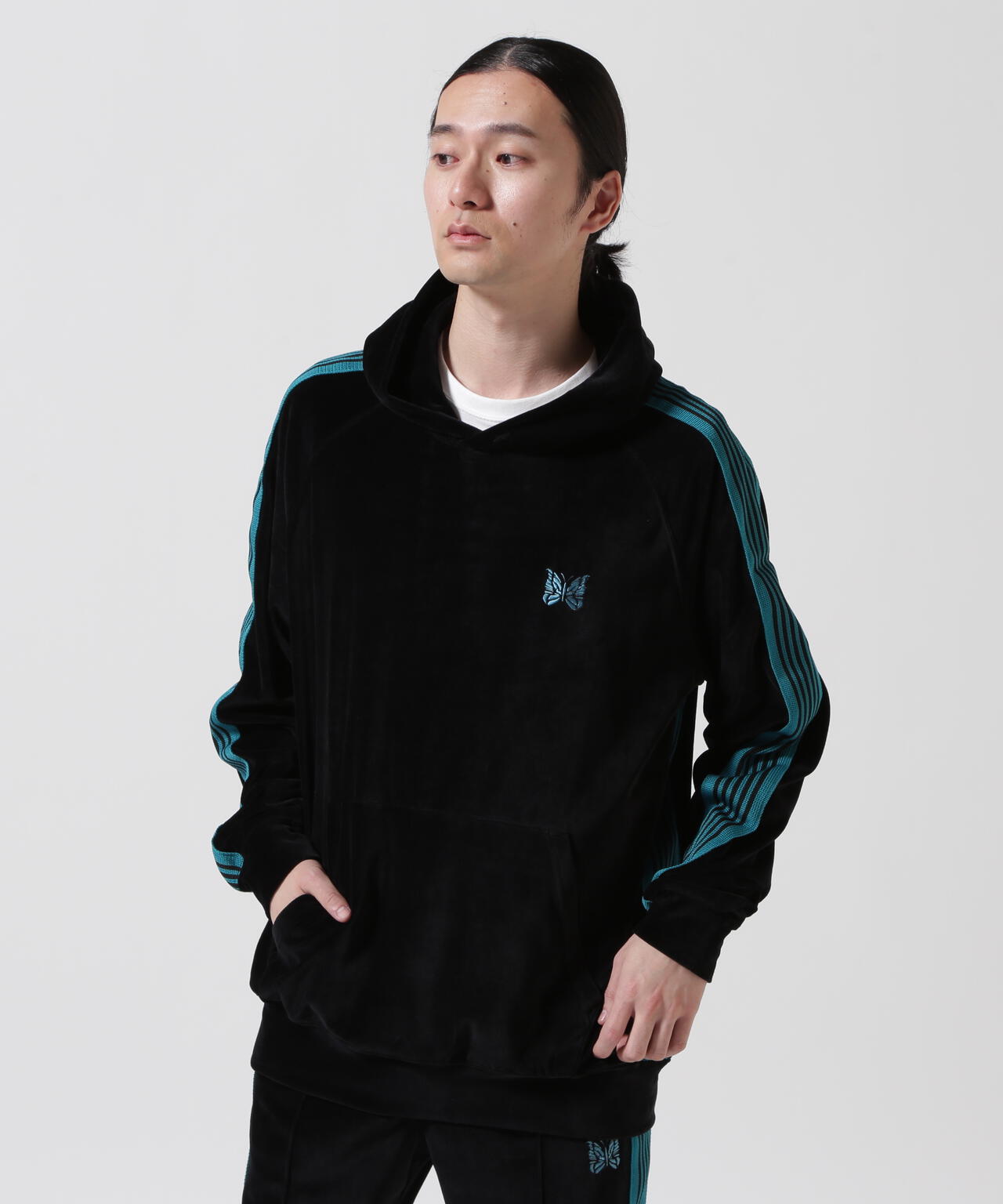 Needles/ニードルズ TRACK HOODY - C/PE VELOUR | BEAVER（ビーバー 