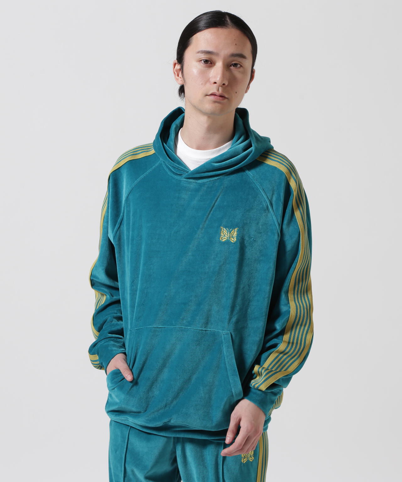 Needles/ニードルズ TRACK HOODY - C/PE VELOUR | BEAVER（ビーバー 