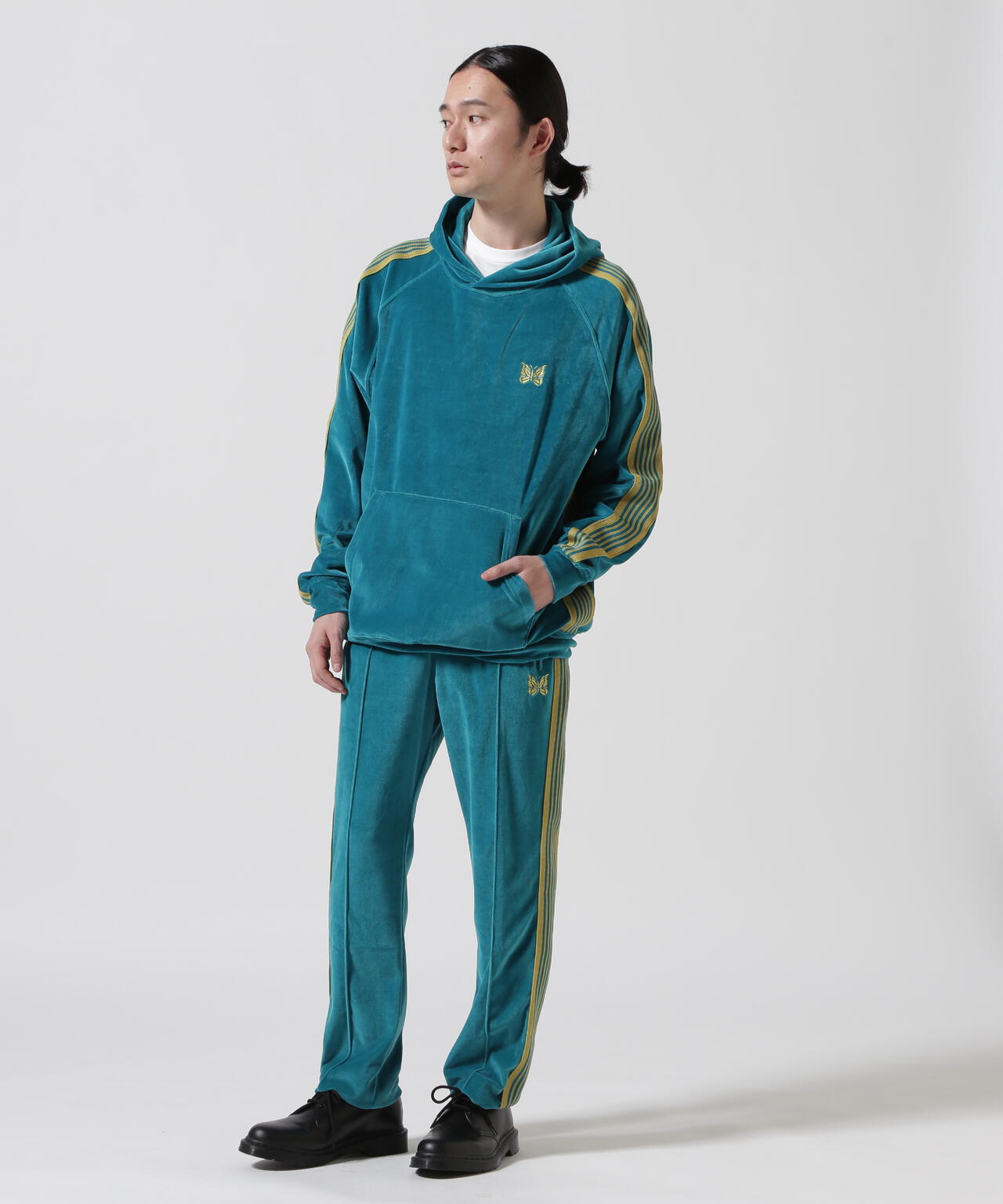 Needles/ニードルズ　TRACK HOODY - C/PE VELOUR
