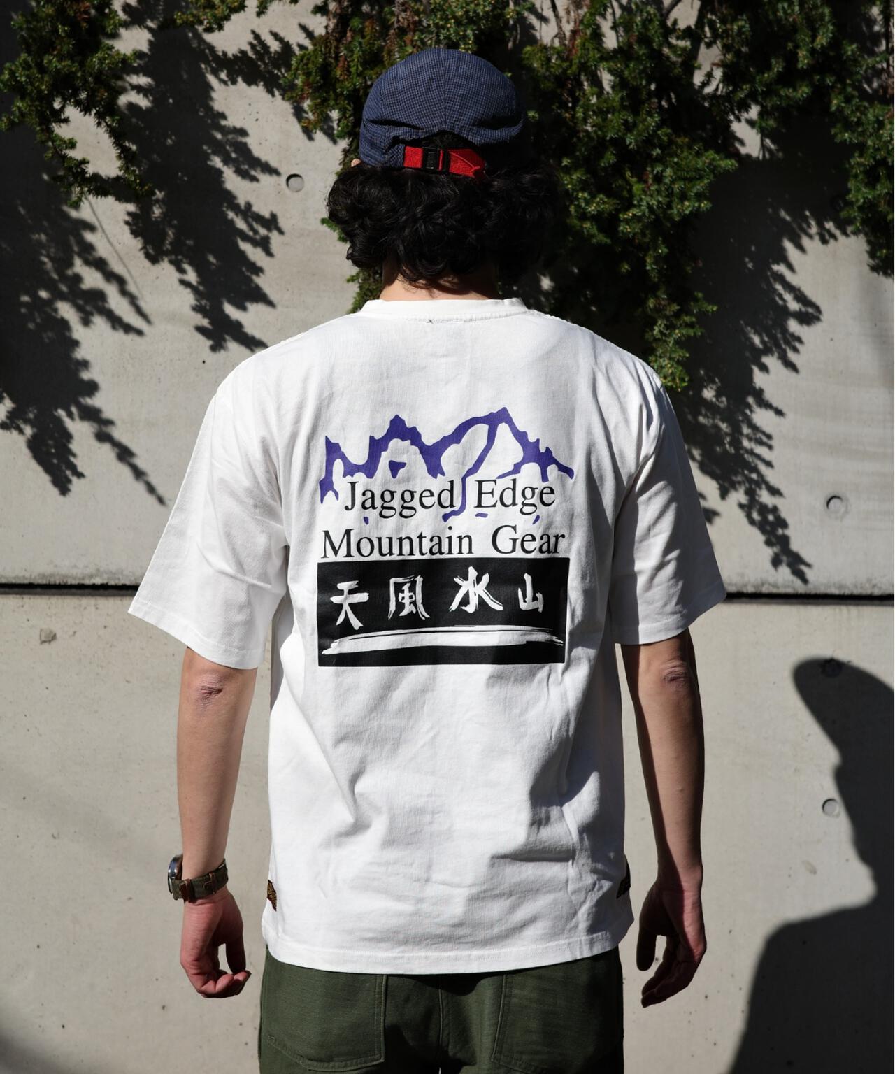 Jagged Edge Mountain Gear/ジャギッドエッジマウンテンギア　”天風水山” PRINT S/S TEE