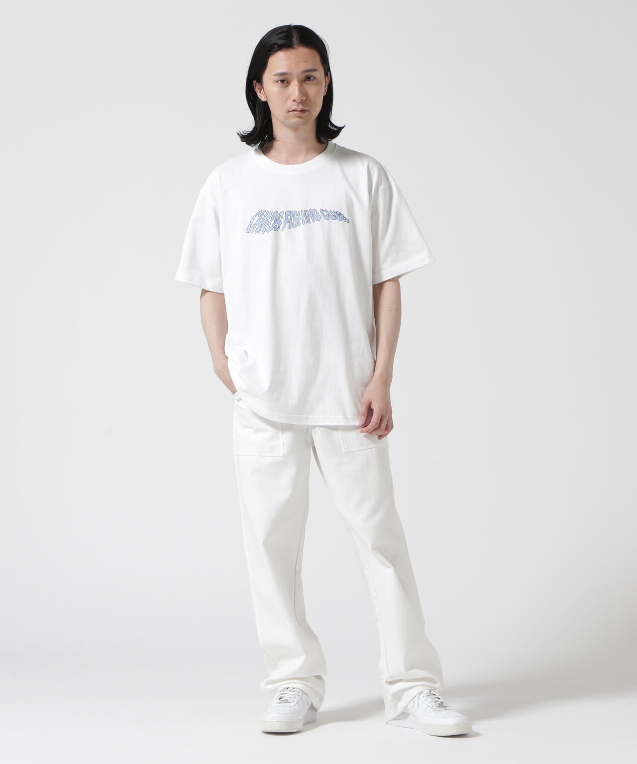 Chaos Fishing Club NISHIKI CREW NECK T-SHIRT | BEAVER（ビーバー