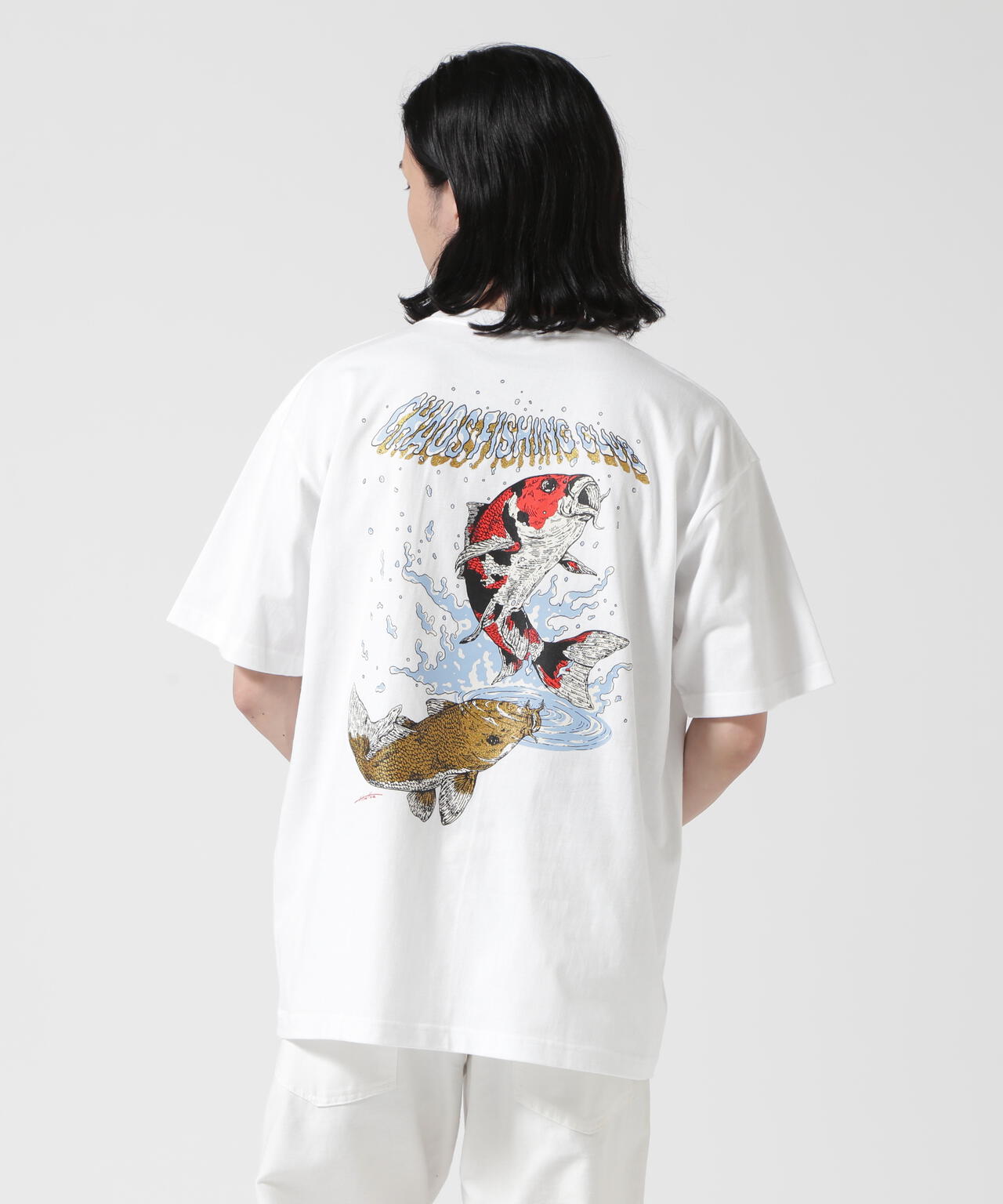 Chaos Fishing Club NISHIKI CREW NECK T-SHIRT | BEAVER（ビーバー