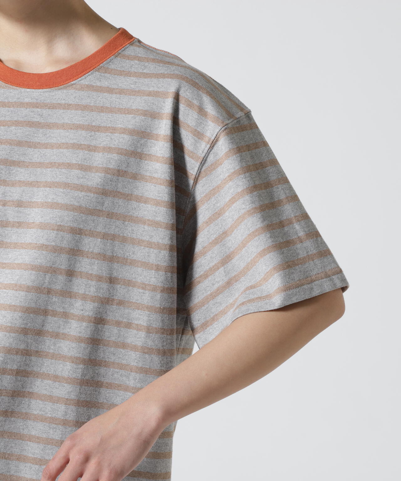 SOGLIA/ソリア OPEN END BORDER TEE リンガーボーダーT | BEAVER