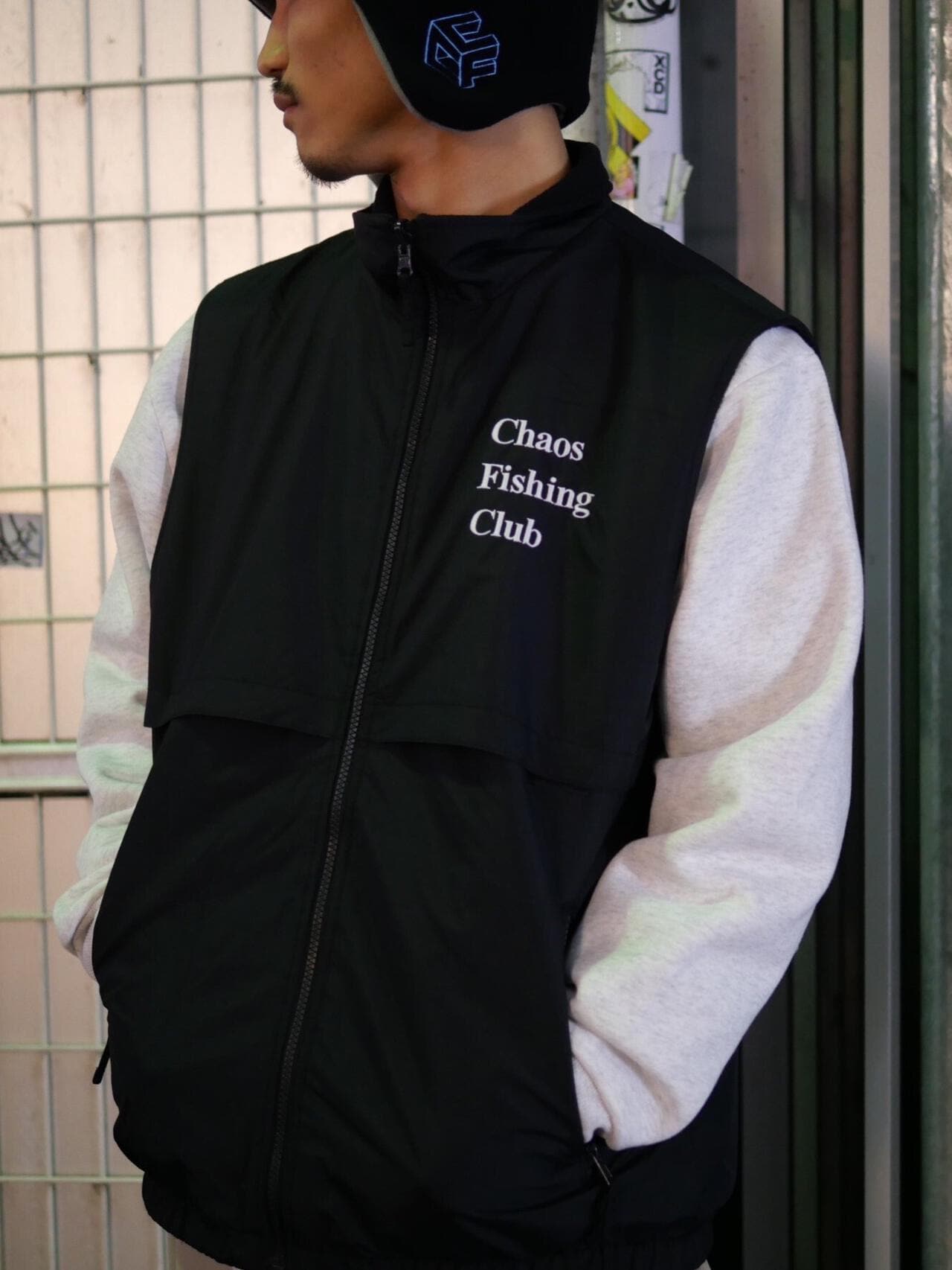 Chaos Fishing Club×BEAVER EXCLUSIVE REVERSIBLE VEST | BEAVER