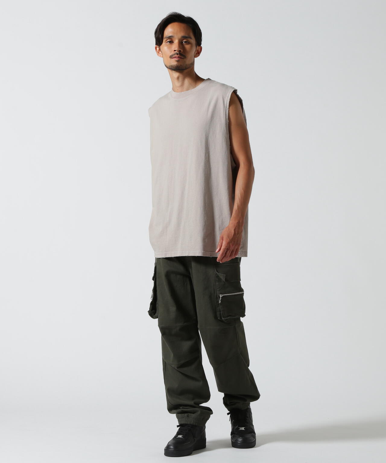 B omnivore/ビーオムニボー ZIP CARGO PANTS ジップカーゴパンツ
