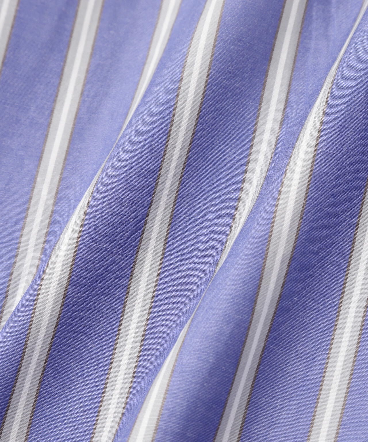 B omnivore/ビーオムニボー UV加工天竺×ストライプインタックワンピ