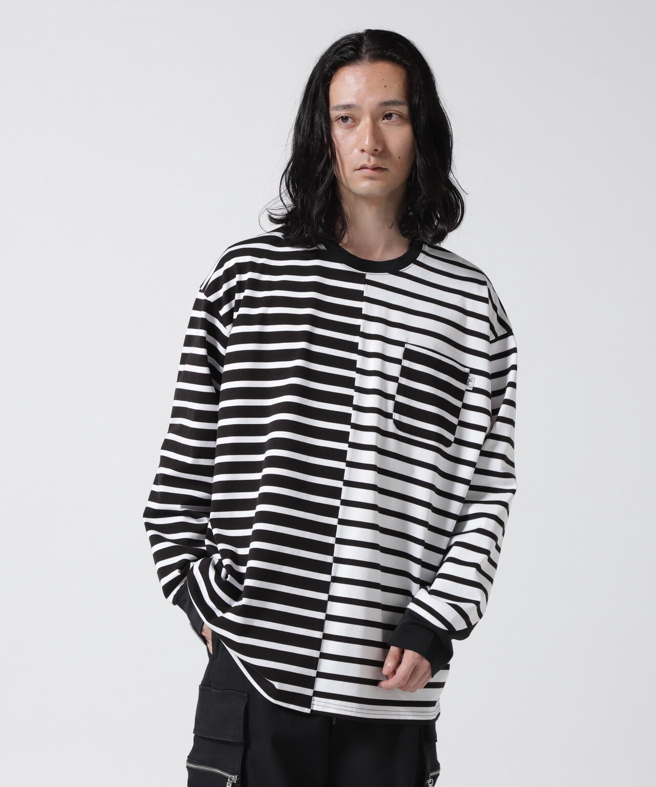 CMF OUTDOOR GARMENT 別注BORDER TEE L/S | BEAVER（ビーバー