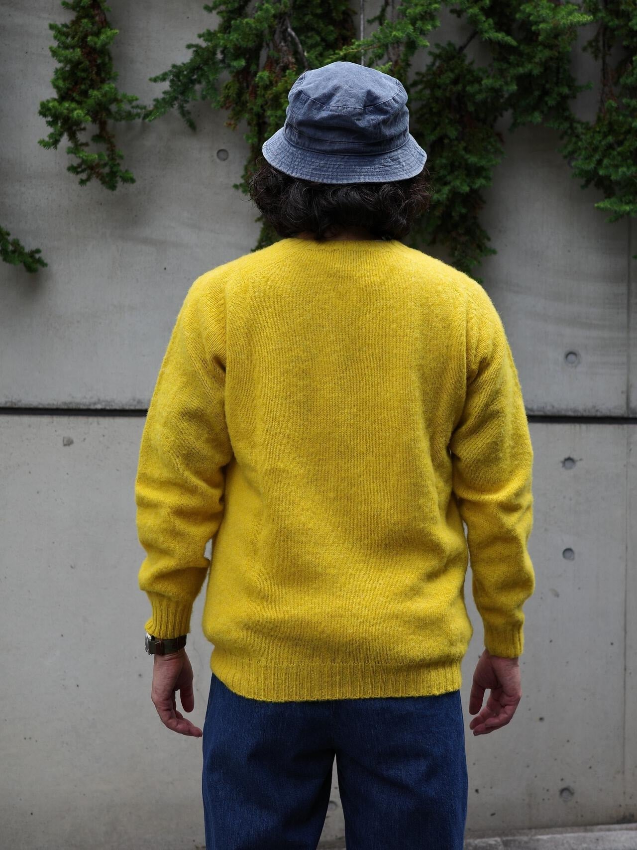 INVERALLAN/インバーアラン 別注SHAGGY CREW SHETLAND SWEATER