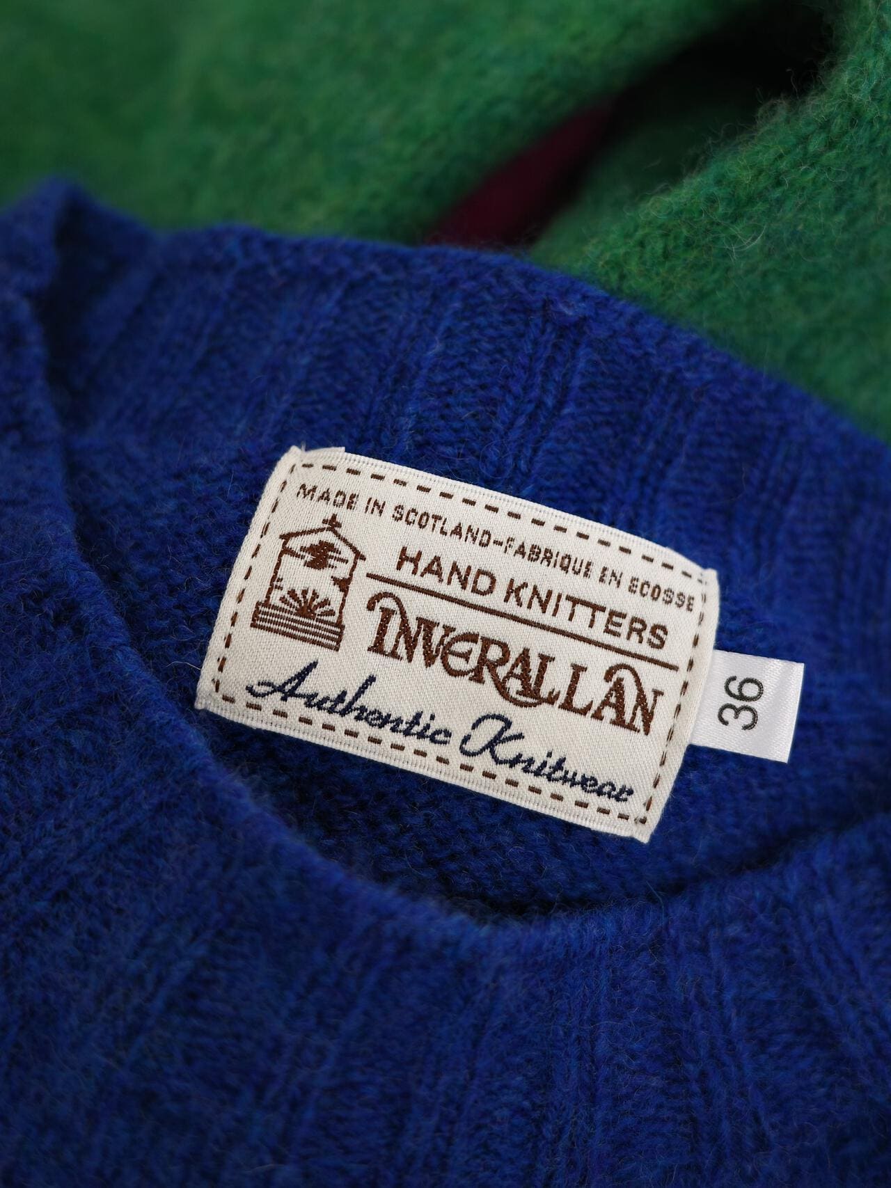 INVERALLAN/インバーアラン 別注SHAGGY CREW SHETLAND SWEATER