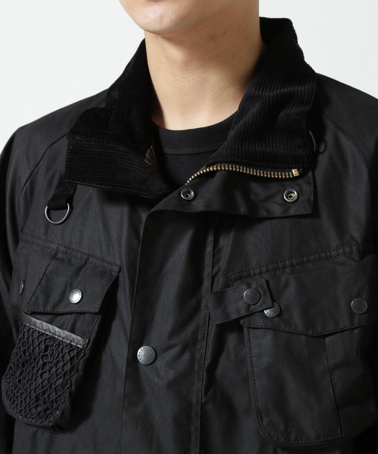 Barbour Heritage+ミリタリー フィッシュテール black BEAVER｜Barbour / バブアー Heritage+/ヘリテージプラス