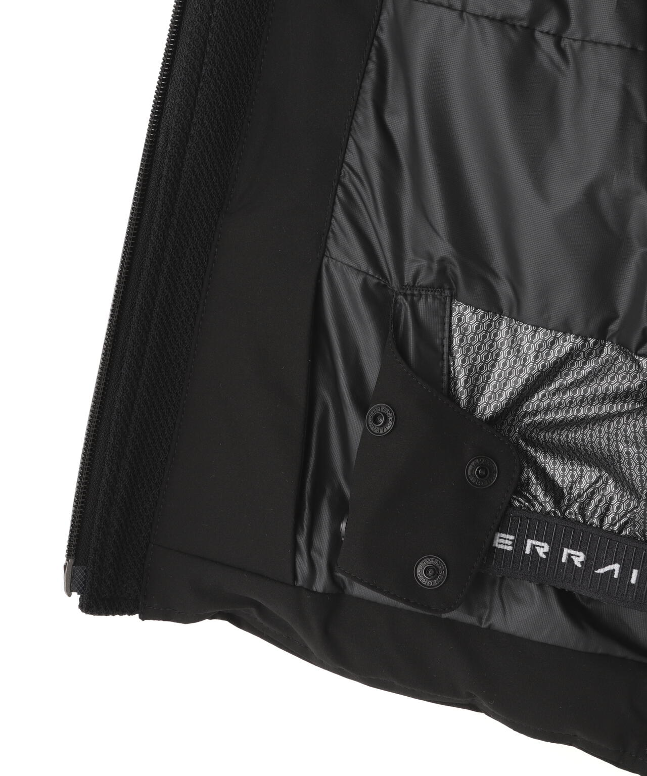 DESCENTE ALLTERRAIN ナイロン ダウンシャツ ブラック M DESCENTE ALLTERRAIN/デサントオルテライン 水沢ダウン MOUNTAINEER