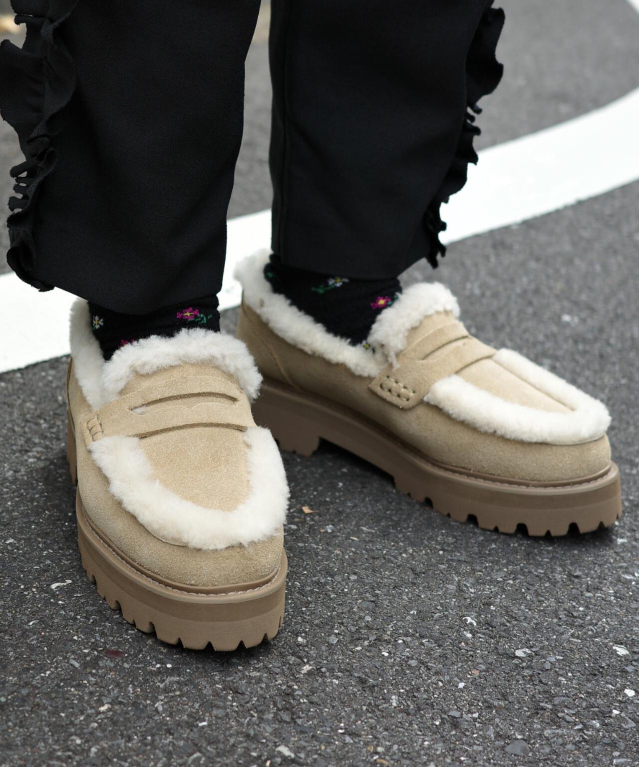 CAMINANDO/カミナンド MOUTON PENNY LOAFER | BEAVER（ビーバー