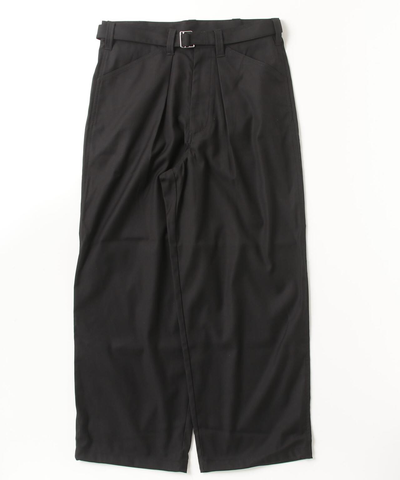 B omnivore/ビーオムニボー TR BELT LOOSE PANTS | BEAVER（ビーバー