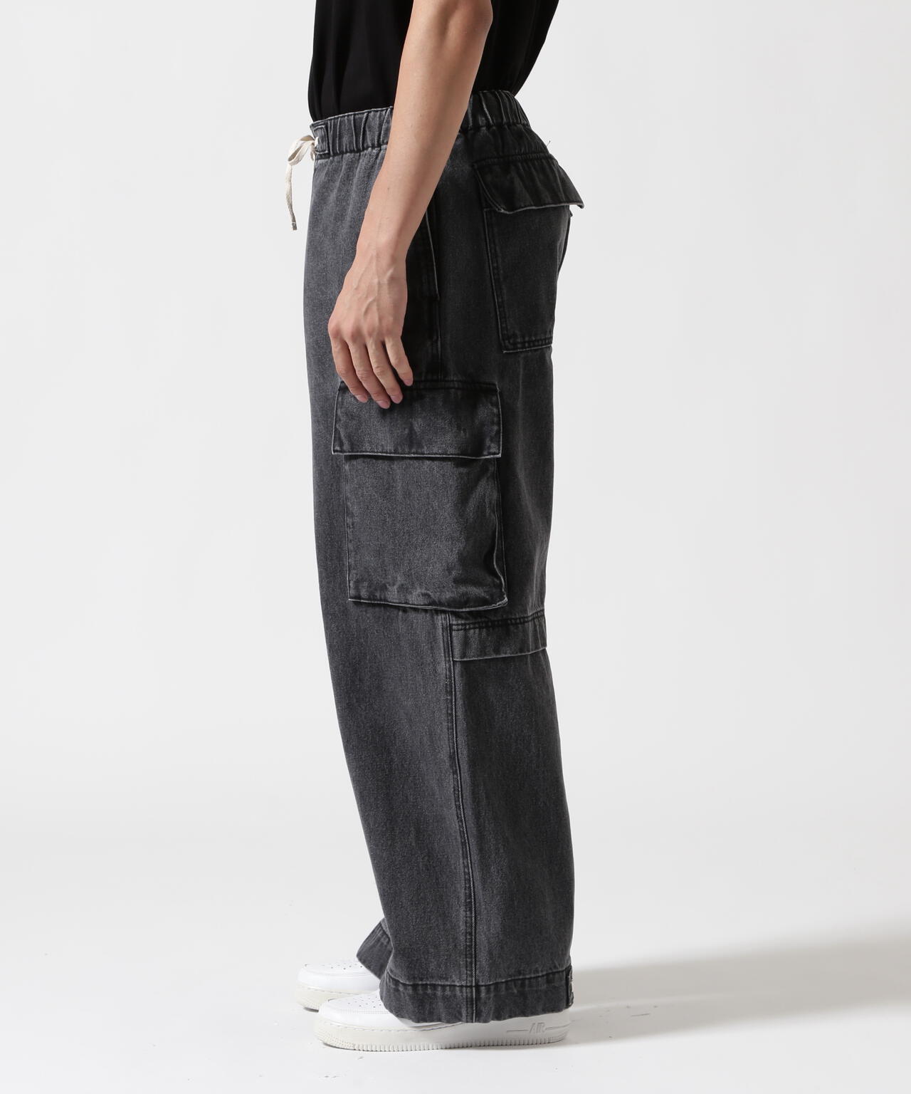 B omnivore/ビーオムニボー　DENIM CARGO PANTS
