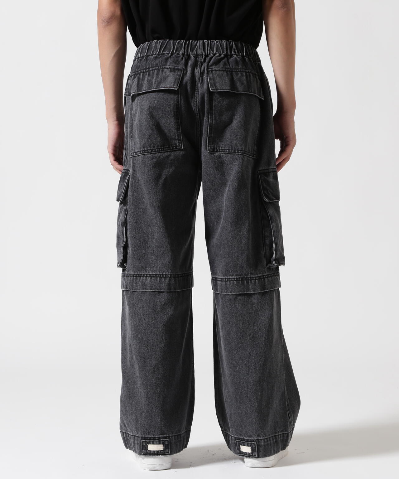 B omnivore/ビーオムニボー　DENIM CARGO PANTS
