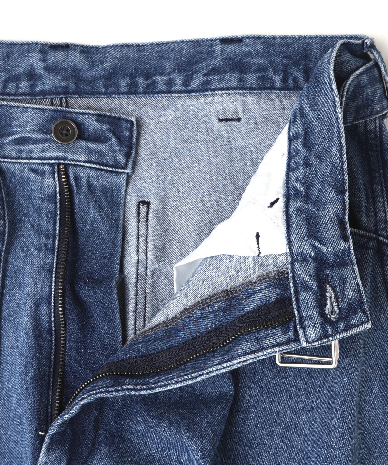 B omnivore/ビーオムニボー DENIM BELT LOOSE PANTS | BEAVER