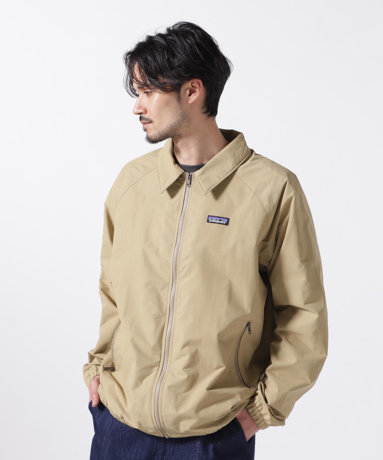patagonia メンズ Mサイズ ベージュ　ジャンパー patagonia（パタゴニア） ジップアップブルゾン M ベージュ メンズ