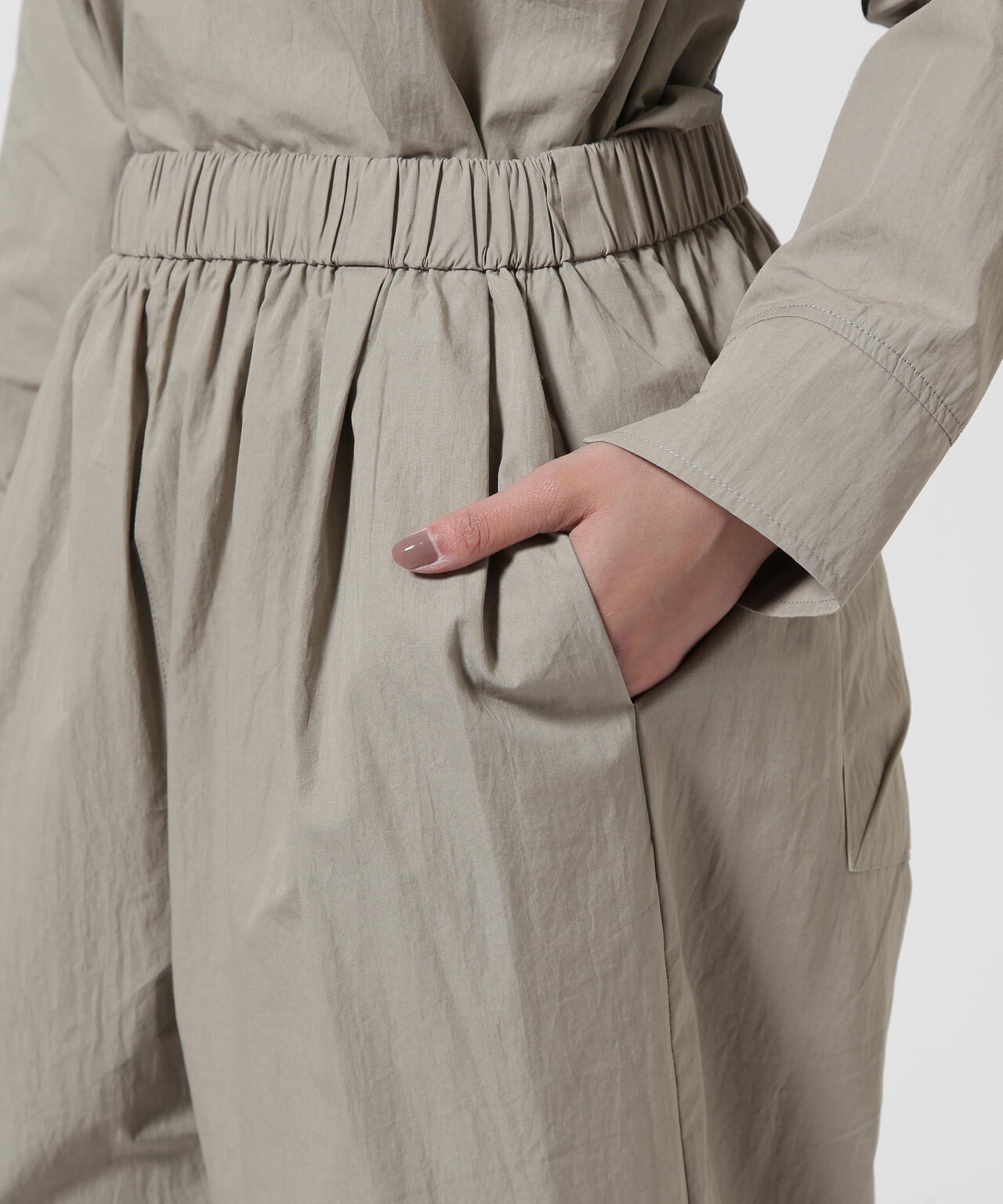 B omnivore/ビーオムニボー  ワッシャーワイドパンツ