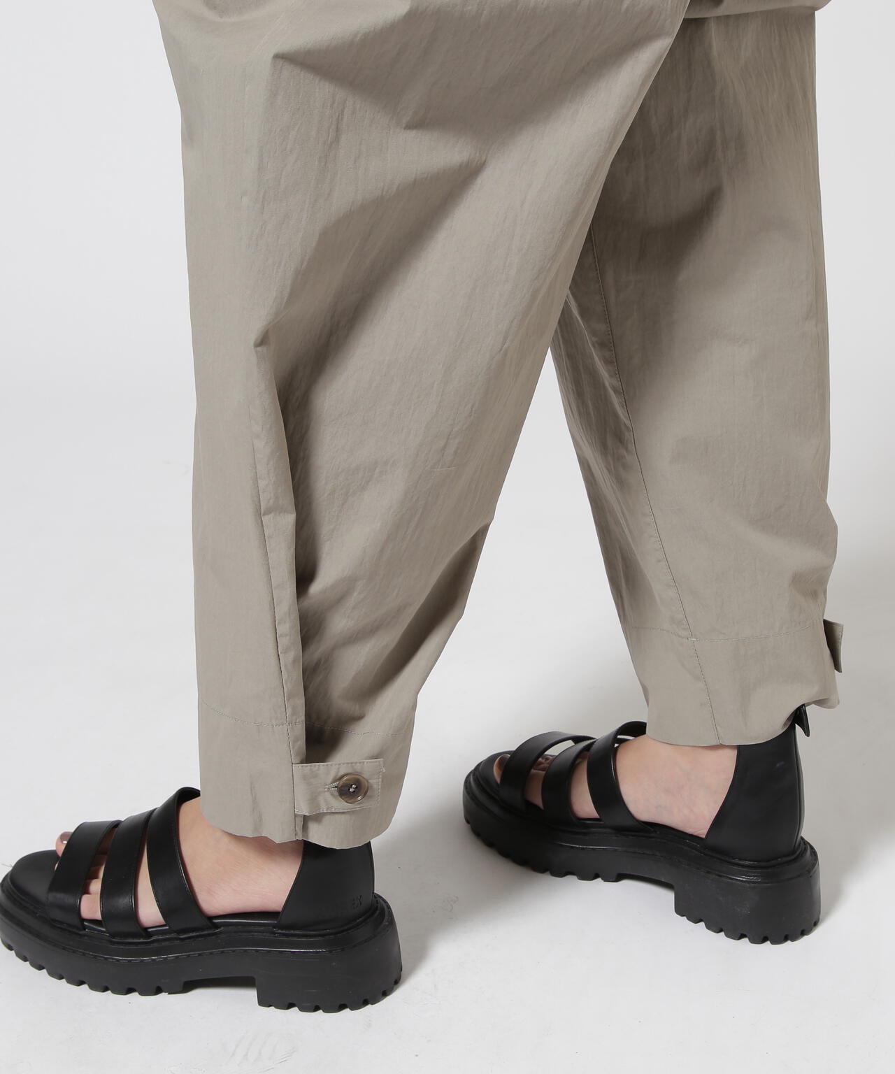 B omnivore/ビーオムニボー  ワッシャーワイドパンツ