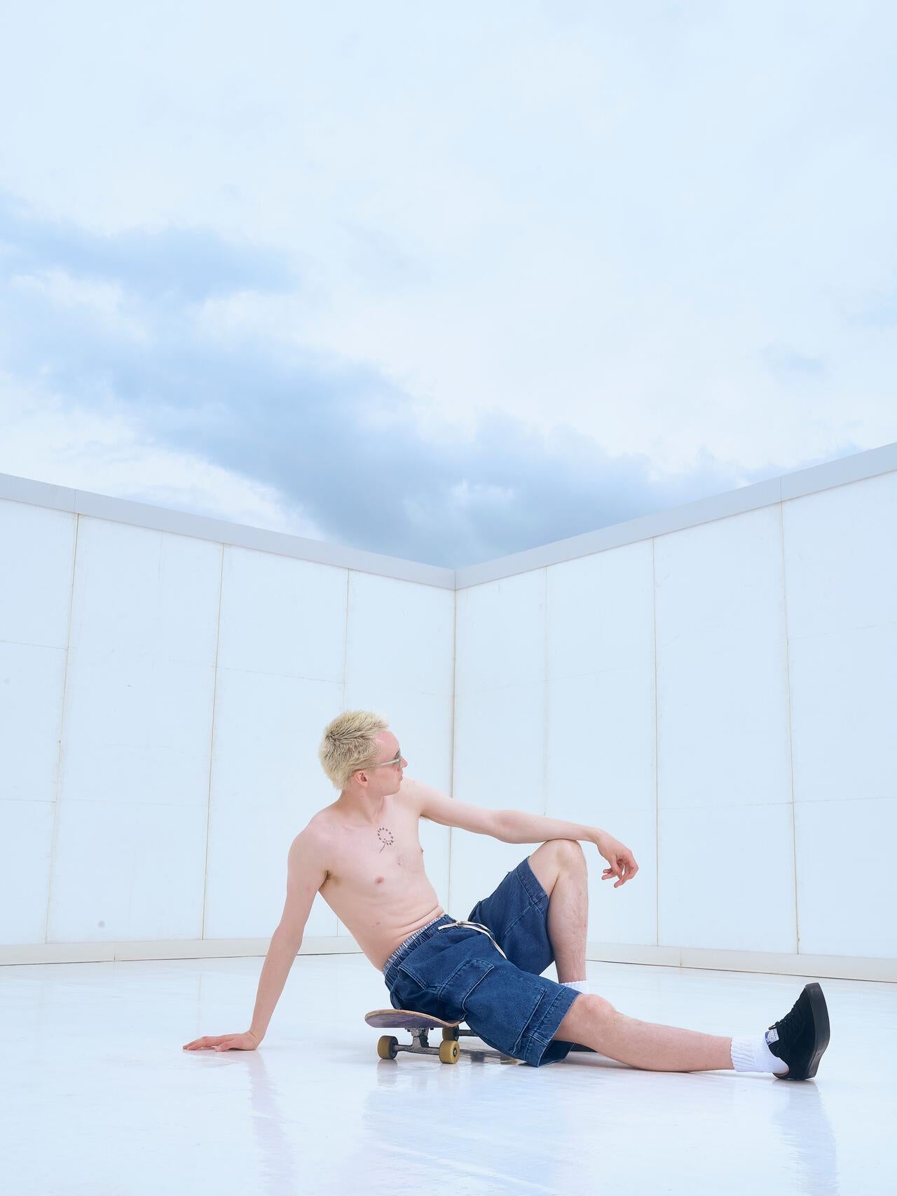 B omnivore/ビーオムニボー DENIM CARGO SHORTS デニムカーゴショーツ