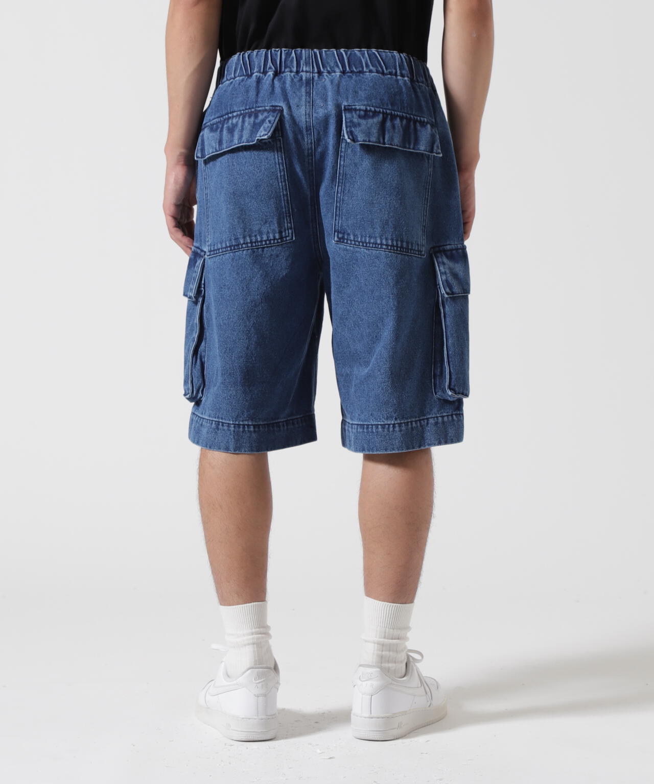 B omnivore/ビーオムニボー DENIM CARGO SHORTS デニムカーゴショーツ