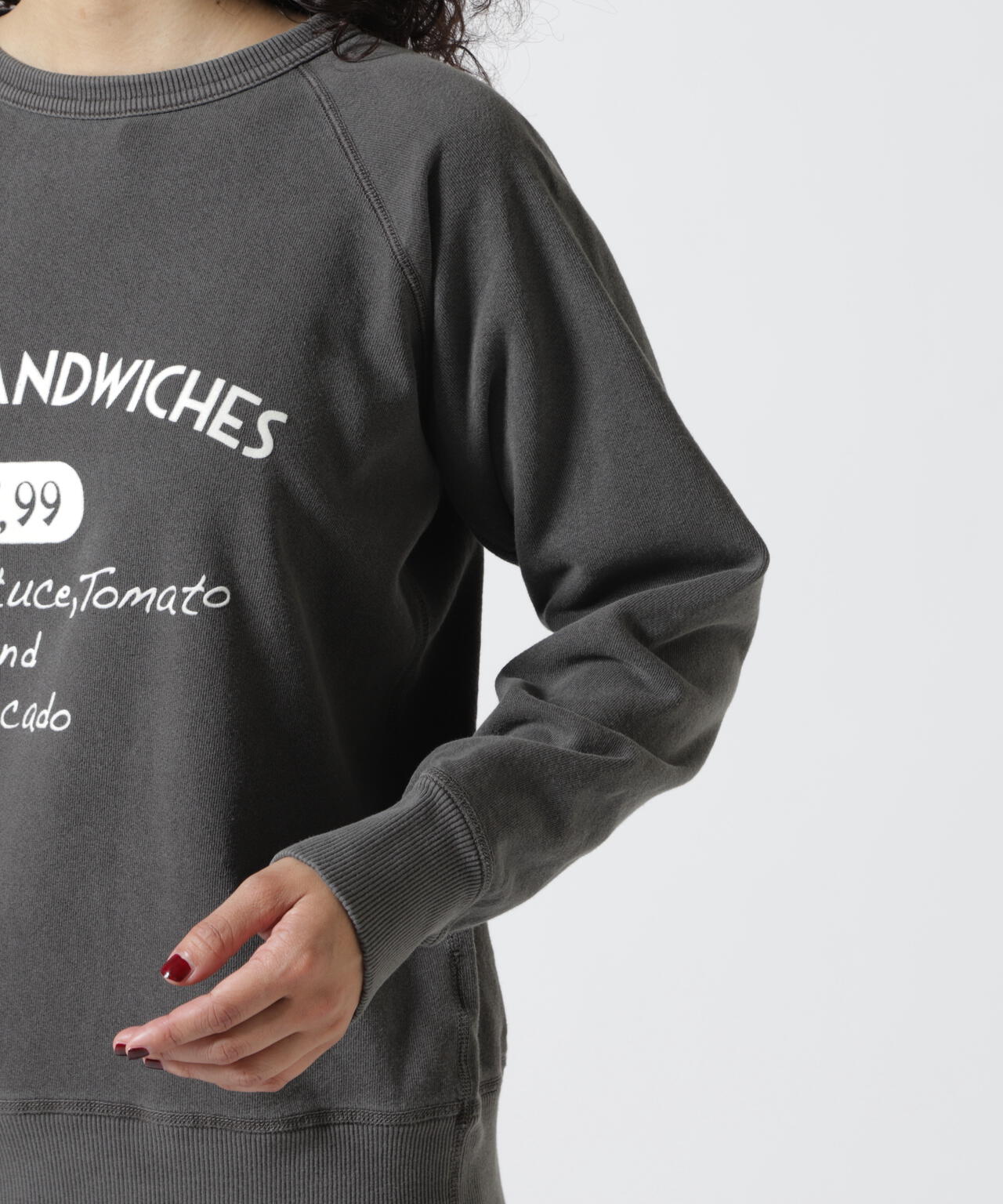 MIXTA/ミクスタ BLTA CREW NECK SWEAT RAGRAN