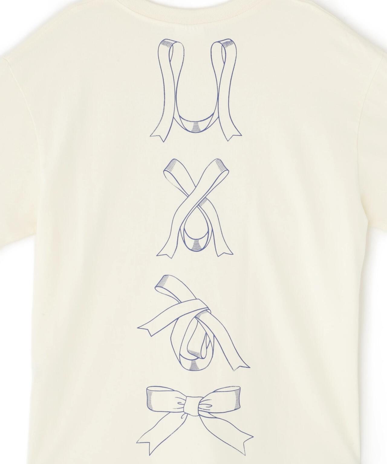 RHODOLIRION Printed Making a bow with Ribbon Tee | BEAVER
