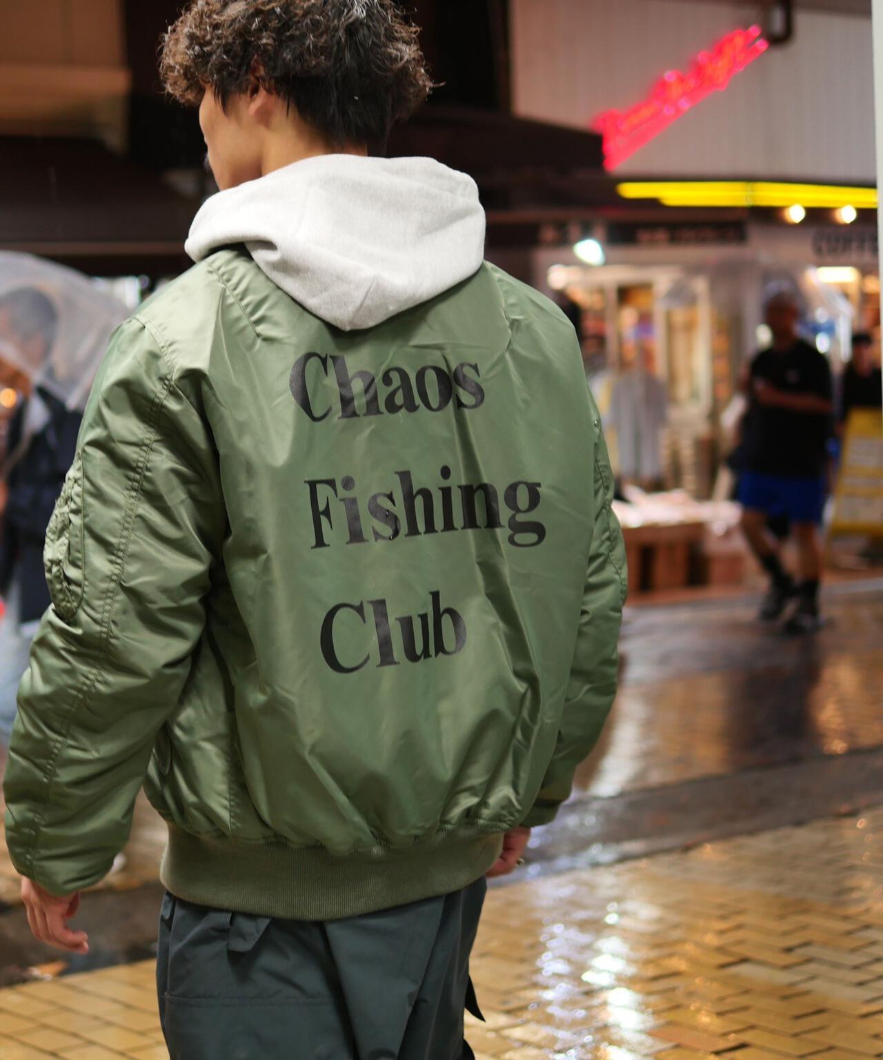 Chaos Fishing Club AVIREX MA-1ジャケット Chaos Fishing Club×AVIREX×BEAVER 別注MA-1 COMMERCIAL