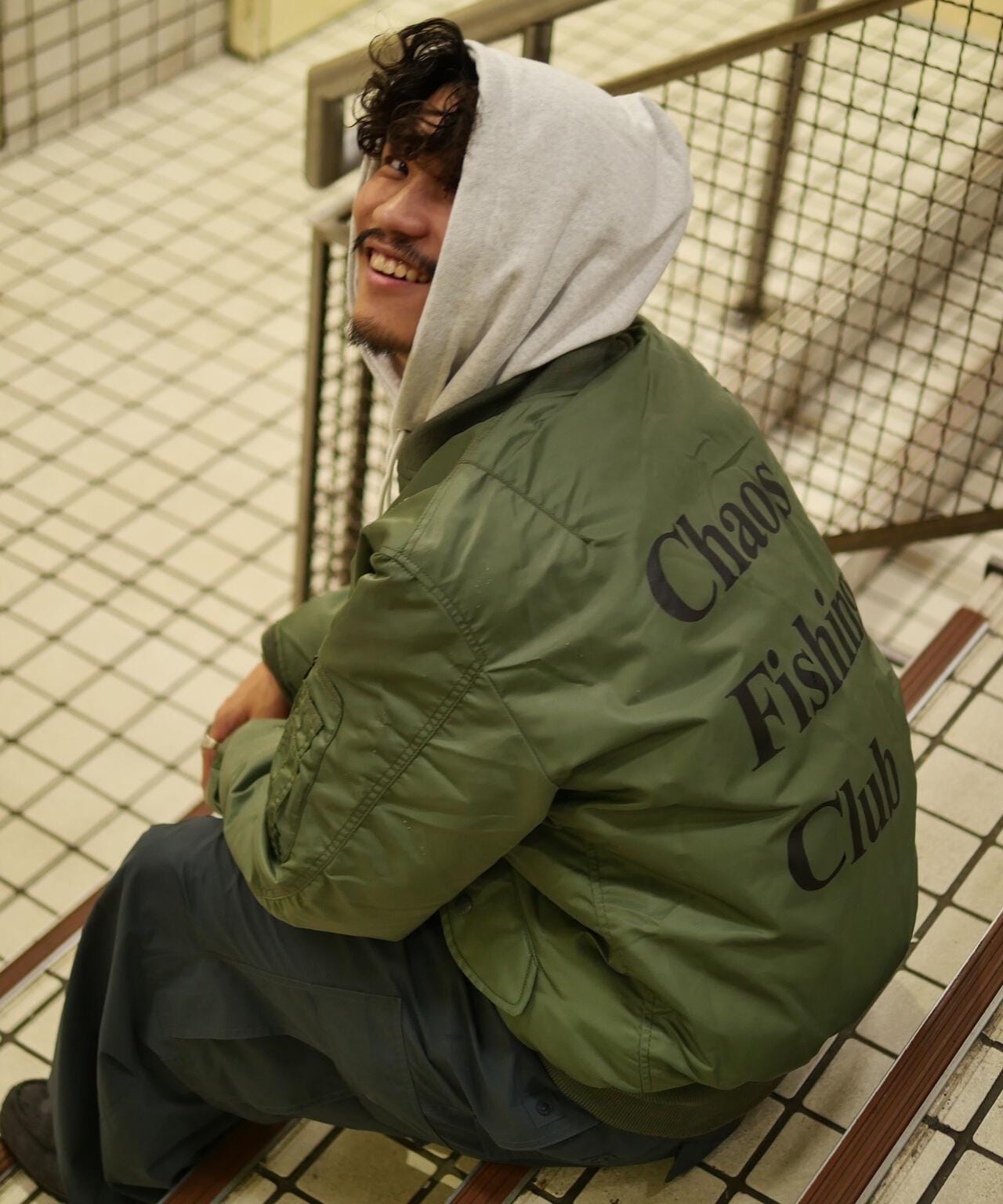 Chaos Fishing Club×AVIREX×BEAVER 別注MA-1 COMMERCIAL