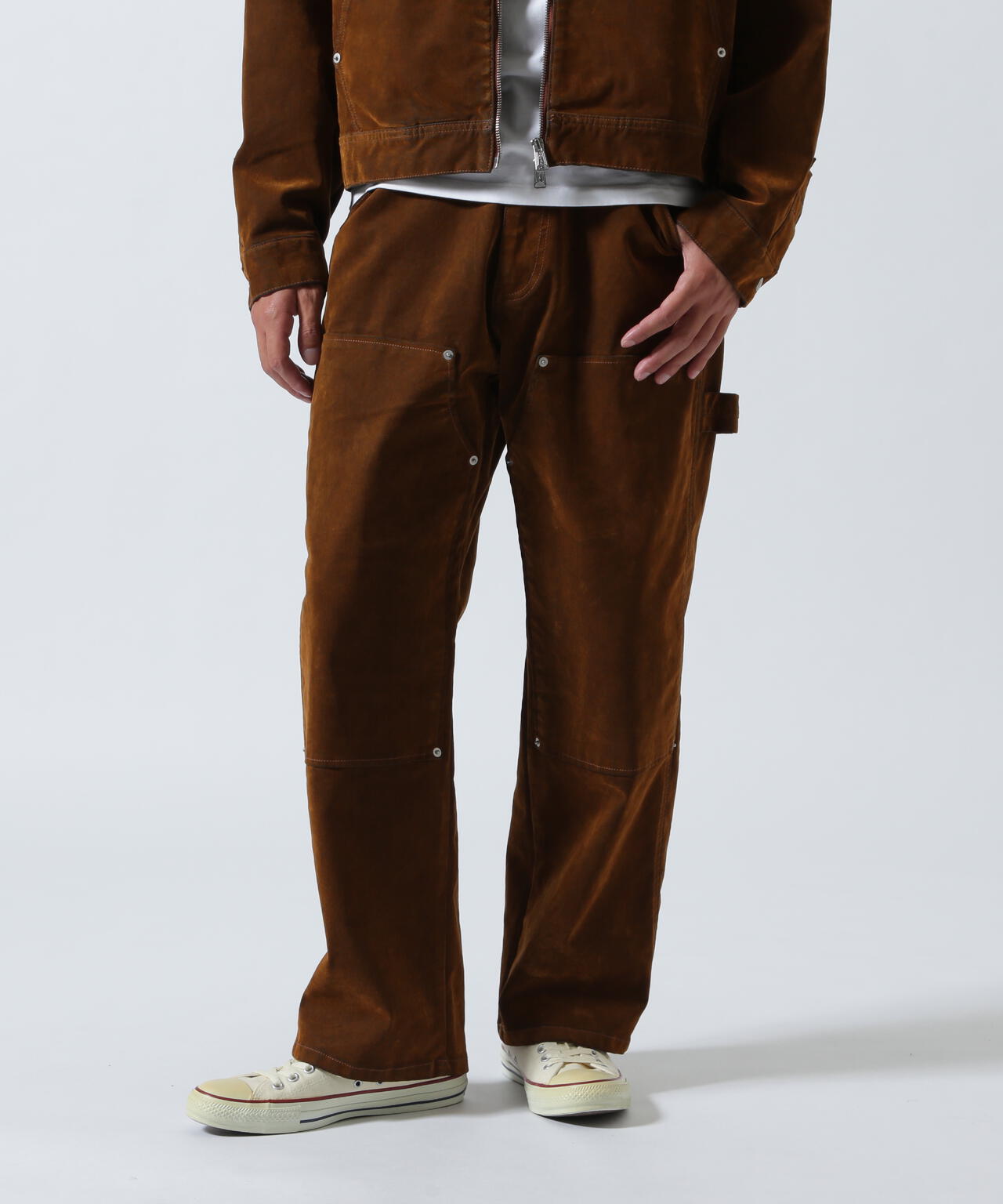 B omnivore/ビーオムニボー  FLOCKY DENIM PANT フロッキーデニムパンツ