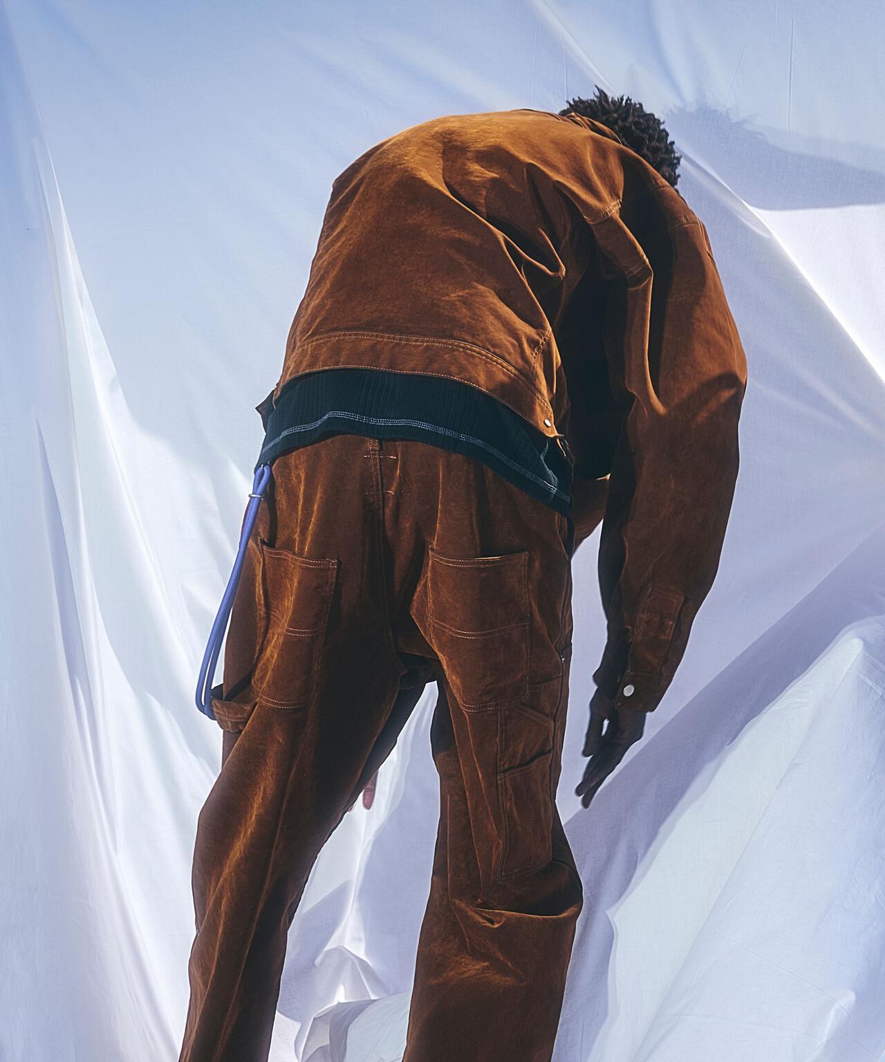 B omnivore/ビーオムニボー  FLOCKY DENIM PANT フロッキーデニムパンツ