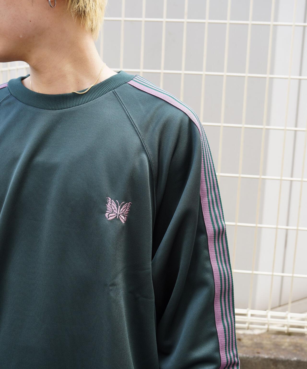 Needles/ニードルズ  Track Crew Neck Shirt - Poly Smooth