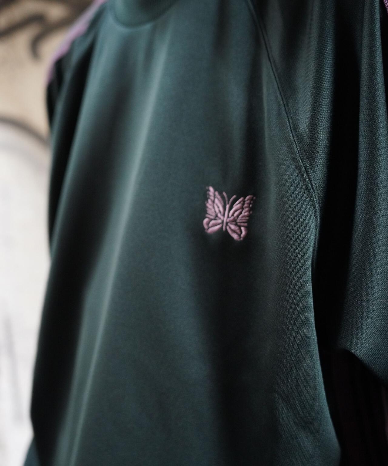 NEEDLES TRACK CREW NECK SHIRT サックスブルー NEEDLES/ニードルズ/TRACK CREW NECK SHIRT - POLY SMOOTH