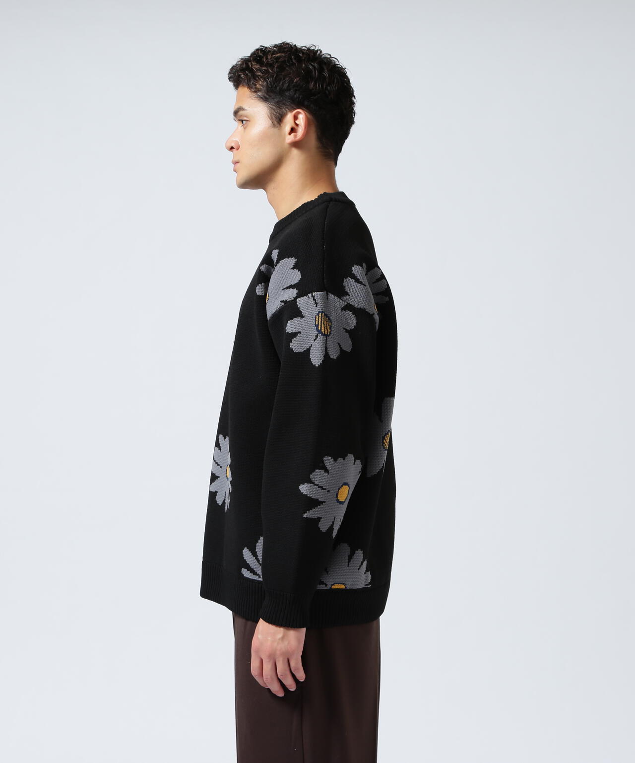 B omnivore/ビーオムニボー FLOWER KNIT TOP | BEAVER（ビーバー